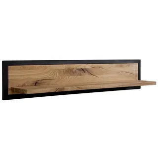 MASSIVMOEBEL24.DE Wandregal 170 x 22 x 24 cm Wildeiche