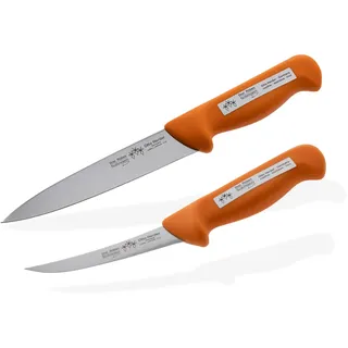 Otto Herder Manicure Stech- und Ausbein-Set, Messerset aus Stech- und Ausbeinmessern, Klingen aus rostfreiem Stahl, Metzgermesser aus Solingen