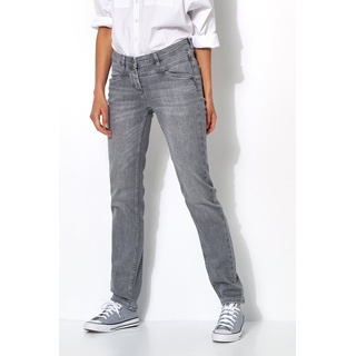 Slim-fit-Jeans TONI "Perfect Shape Slim" Gr. 36, N-Gr, grau (grey used) Damen Jeans Röhrenjeans