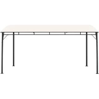 vidaXL Garten-Sonnenschutz 4x3x2,55 m CremeWeiß