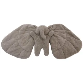 Membantu Magma Gewichtetes Kuscheltier Elefant, 2,2 kg, Bio-Baumwolle, mit Wärme-Kältekissen, Beruhigungshilfe, ab 1 Jahr - Grau