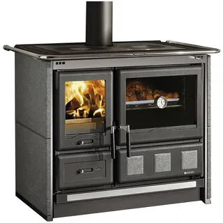 kleininggmb La Nordica-Extraflame® Holzherd »Rosa XXL«, Naturstein, 8,5 kW - grau