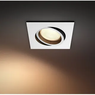 Philips Hue Centura LED-Einbauspot eckig, weiß