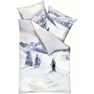 KAEPPEL Winter Wanderer Lila 155 x 220 cm + 2 x 80 x 80 cm