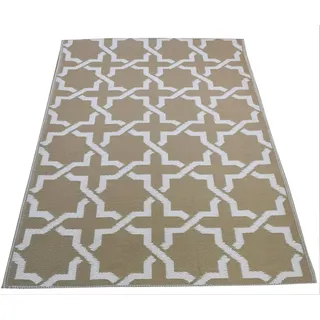 Jet-Line Modern Outdoor-Teppich 120 x 180 cm Braun