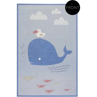 Esprit Whale Buddy Kinderteppich 70 x 140 cm Blau