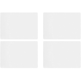 ASA Selection 7800420 Lederoptik Tischset, 46 x 33 cm, Polychlorid, weiß (4 Stück)