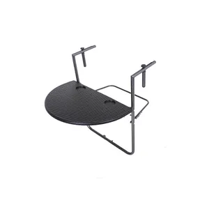 Garden Pleasure VENTANA Gartentisch 70 x 36 x 39,5 cm Schwarz/Grau