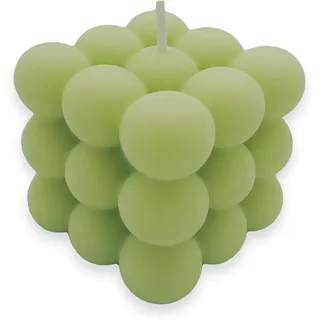 candlery. - Bubble Candle – Vegane & Nachhaltige Design-Kerzen aus Rapswachs – Handmade in Germany - Kerzenmanufakur aus dem Münsterland (Grün, 1)