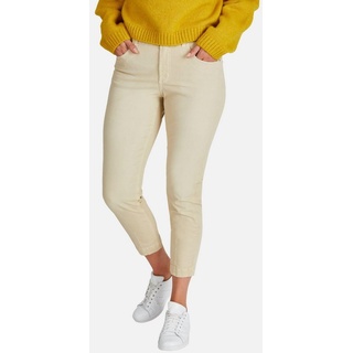 ANGELS Slim-fit-Jeans Jeans Tama Cropped mit teilelastischem Bund mit Label-Applikationen beige 30 - 40