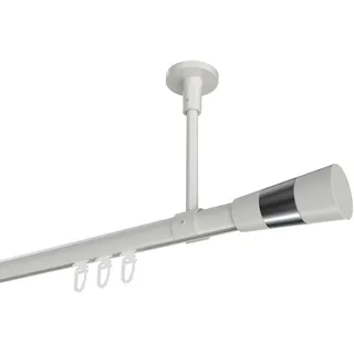 Interdeco Innenlaufgarnitur 1-läufig Ø 20 mm 280 cm Weiß