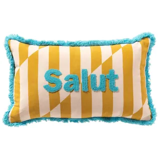 Dutch Decor Kissenhülle 'Salut' 30 x 50 cm Mineral Yellow - Gelb