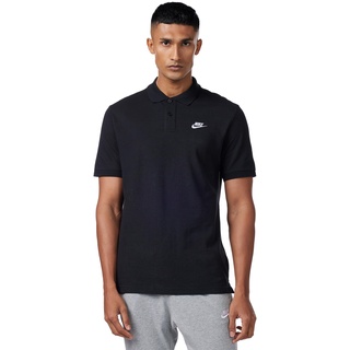 Nike Herren Sportswear Poloshirt, Black/White, XS EU