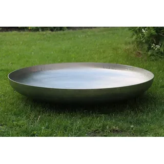Feuerschale Klöpperboden Edelstahl Ø 700 mm Grillschale 70 cm Wandstärke 3 mm