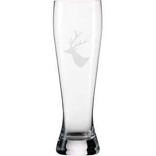 Steinnacher Eisch Weizenbierglas Bierglas Chalet Hirsch 0,5 l