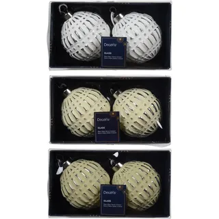 Decoris Weihnachtskugeln Ø 8 cm