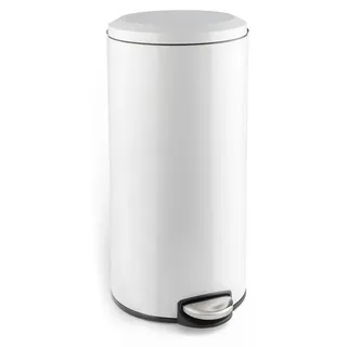 Home4You Treteimer 30 l Weiß