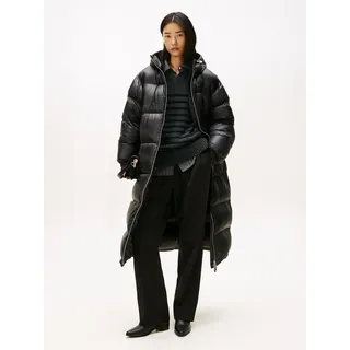 Tommy Hilfiger Daunenmantel SUPER LIGHT HW DOWN RLX MAXI mit super light Daunenfüllung schwarz S