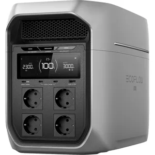 EcoFlow Delta 3 Max Plus 2,48 kWh silber