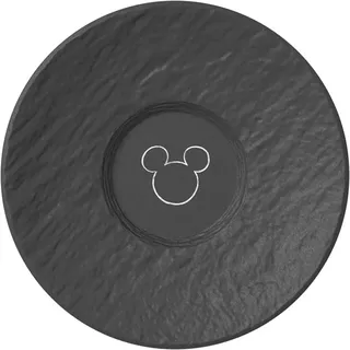 Villeroy & Boch Manufacture Rock Mickey Mouse Espresso-Untertasse, schwarz,
