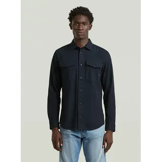 G-Star Marine Slim Langarmhemd Blau XXS