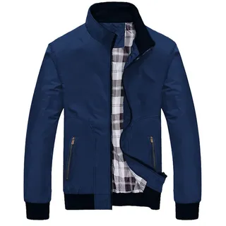 Übergangsjacke Herren Leichte Bomberjacke Sportlich Elegant Jacke Herren Übergang Blouson Business Sportjacke Herbstjacke Mit Reißverschluss Herrenjacke Herren-Jacken Für Herbst Winter