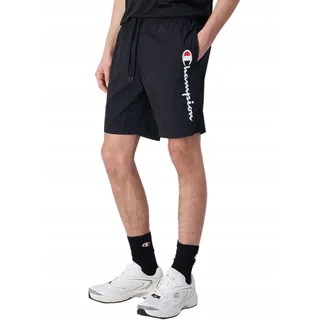 Champion Herren Legacy Icons Beachshorts - Crinkle Taslon Contrast Logo Bermuda Badehose - XL