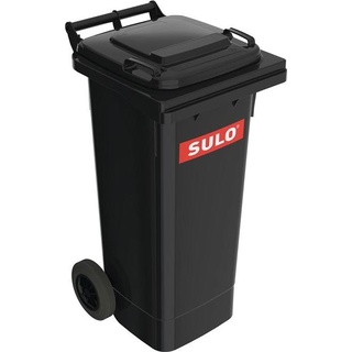 SULO Müllgroßbehälter 80 l HDPE anthrazitgrau fahrbar, nach EN 840, Abfalleimer, Grau