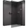 EX101 Walk-In-Dusche 150 x 200 cm grau/Sicherheitsglas 10mm