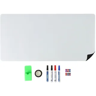 Relaxdays Whiteboard Folie 40 x 80 cm Weiß/Grün/Schwarz