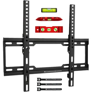 Maclean Brackets Maclean MC-412 Wandhalterung, 32-70" OLED/QLED/LCD/LED/Plasma Fernseher, max VESA 400x400, Max. Belastung bis 45kg, Neigungsverstellung +0°~-10°