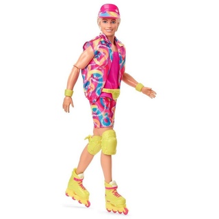 Mattel® Anziehpuppe Mattel HRF28 Barbie The Movie Ken im Retro Inlineskating-Outfit + Inli bunt