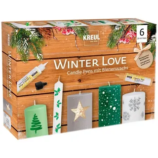Kreul Candle Pen 6er Set Winter Love