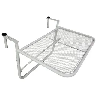 Outsunny Balkonhängetisch 60 x 56 x 45 cm Weiß