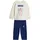 Trainingsanzug Off White/Dark Blue 62