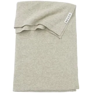 Babydecke Knit Basic Sand Melange, Meyco Baby, 100x150cm beige