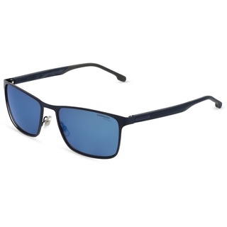 Carrera 8048/S Herren-Sonnenbrille Vollrand Eckig Metall-Gestell, blau