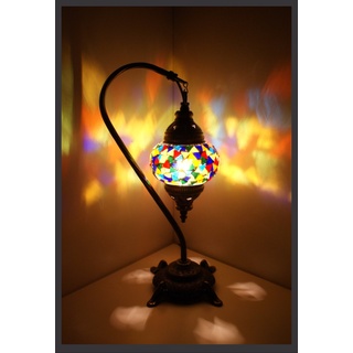 Mosaiklampe Mosaik - Stehlampe S Tischlampe orientalische lampe türkische lampe Bunt Samarkand-Lights
