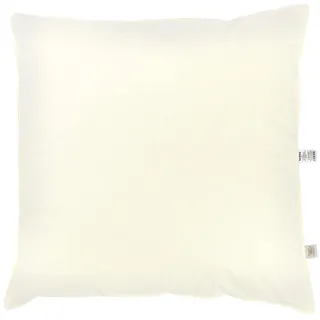 beties „PublikPrall“ Polsterkissen ca. 80x80 cm echte Federn (100% Mehrfüllung) perfekt als Rückenlehne Sitzkissen oder Bodenkissen Farbe Creme
