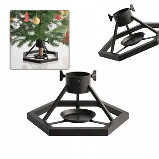 Weihnachtsbaumständer Christbaumständer Baumständer Metall Mattschwarz LOFT