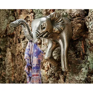 die Faktorei »Elefant« Garderobenhaken antik-gold