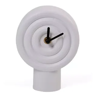 Dekorative Standuhr, Modern, Weiß – 16 Cm