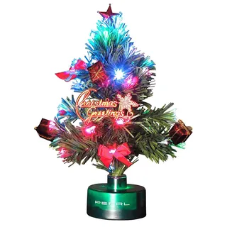 Pearl LED-Weihnachtsbaum mit Glasfaser-Farbwechsler Grün/Rot 0 cm