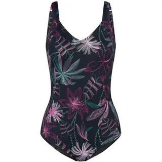 Triumph Badeanzug Damen Grün/Pink/Schwarz 44 Cup B