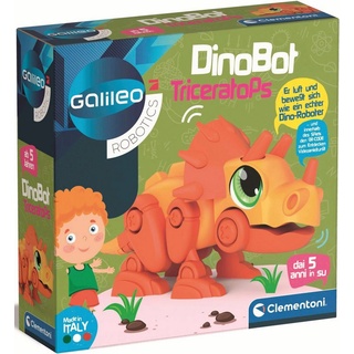 Clementoni® Roboter Galileo, DinoBot Triceratops, Made in Europe orange