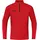 Sweatshirt mit 1/4-Reißverschluss rot/schwarz 3XL