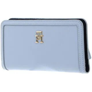 TOMMY HILFIGER Geldbörse TH Monotype Large Slim Wallet Breezy Blue