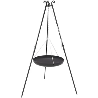 Dreibein Grill Viking Feuerschale 70 cm Schwenkgrill Hängend Lagerfeuer