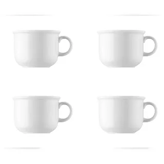 DKG utils Thomas Trend Weiß Geschirr Kaffee-Obertasse 4 Stück
