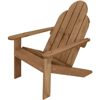 ML-Design Adirondack-Stuhl 92,5 x 70 x 89 cm Braun